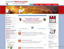 Tablet Screenshot of feuerwehr-wilhelmsburg.at